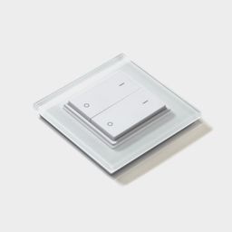 EasyDim W-K2 ақ түсті үстіңгі орнатылатын радио панелі, екі пернелі