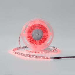 24В RGB LED таспасының орамы, қызыл түспен жарық береді