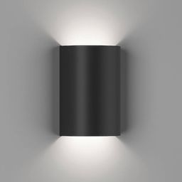 Светильник настенный GW TUBE черный, 3000K, GW-6805-6-BL-WW