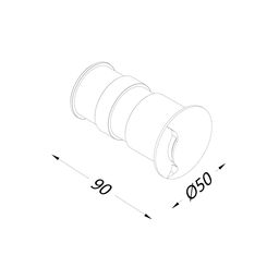 Қабырғаға арналған шам GW COIN-3, GW-812-1-3-WH-WW