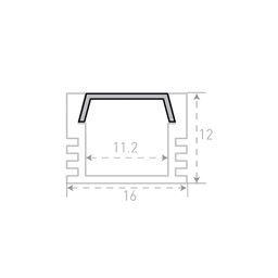 SF-1612 профилінің сызбасы, көлденең қимасы