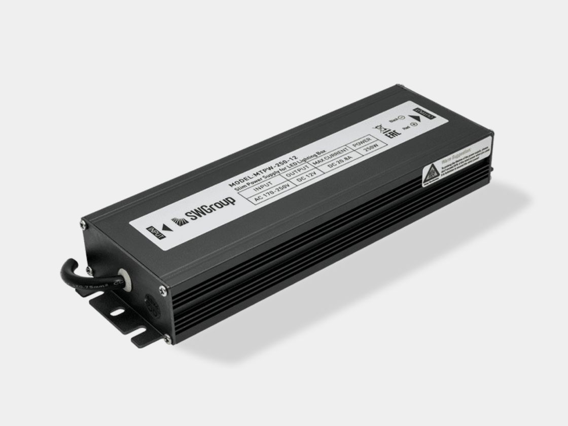 SWG MTPW 250W 12V герметикалық қуат көзі