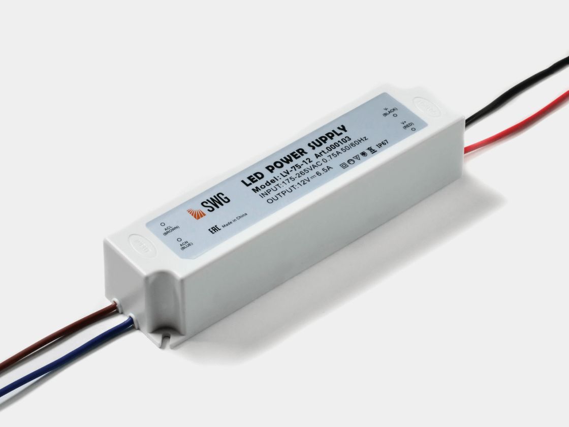 Герметичный блок питания SWG IP67, пластиковый корпус