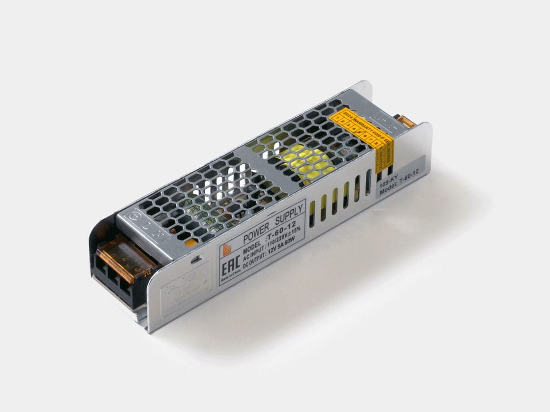 SWG T-60-12 ашық тар қуат көзі, бүйірінен көрініс