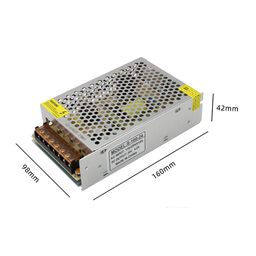 Жарықдиодты ленталарға арналған қорек көзі 24V 100W, S-100-24