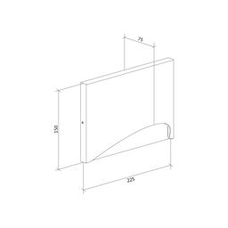 Қабырғаға арналған шам JY KONVERT ақ, LW-A0029A-WH-WW
