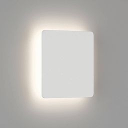 Ақ түсті қабырғаға арналған LED шам, тікбұрышты пішін, жылы жарық