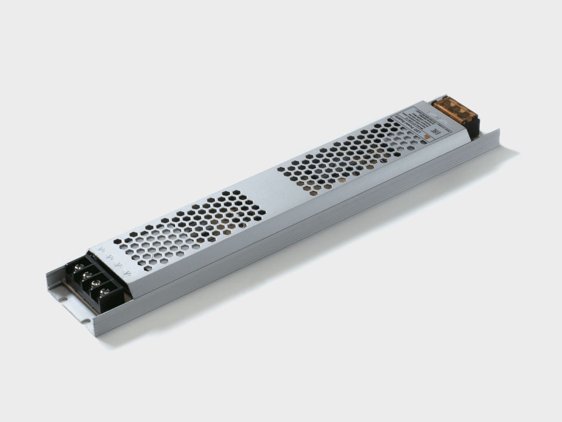 Ультражұқа 12V 250W IP20 қуат көзі, үстінен көрініс