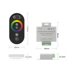 Контроллер для ленты RF-RGB-S-18A-WH1