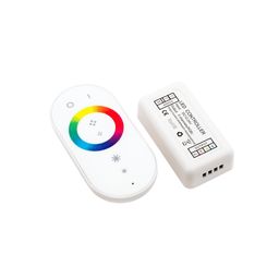 RF RGB контроллер и сенсорный пульт, белый корпус