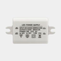 Ықшам LED драйвері 100–240 В, шығыс тогы 300 мА