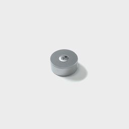 EasyDim DESK күміс түсті мини RF пульті, үстінен көрініс