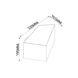 GW PALMIRA қабырғаға арналған шам, ақ, 3 Вт, 3000K, GW-1101-1-3-WH-WW
