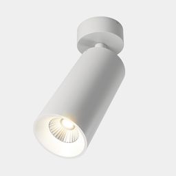 Villy бұрылмалы үстіңгі монтажды шам, ақ корпус, бүйірден көрініс