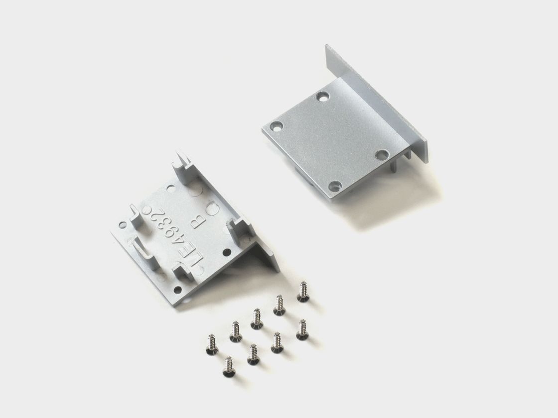 LE4932-ECS күміс түсті тығындар, бекіту бұрандаларымен