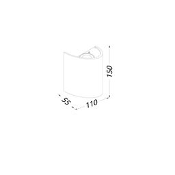 Қабырғаға арналған шам GW OLIMP, GW-6806-6-WH-WW