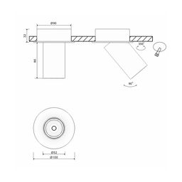 M7 бекітпесінің өлшемдері мен бұрыштары көрсетілген сызбасы