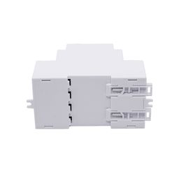 EasyDim RX-ST-DIN қабылдағыш-контроллері: бүйір көрінісі, клеммалар
