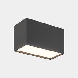 Төбеге арналған үстіңгі монтажды LED шам, серия GW, Қара, 20Вт, IP20, Жылы ақ (3000К), GW-8602-20-BL-WW