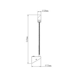 Қабырғаға арналған шам WL BED 3 Вт, BQ003103-A-3-DIM-WH-WW
