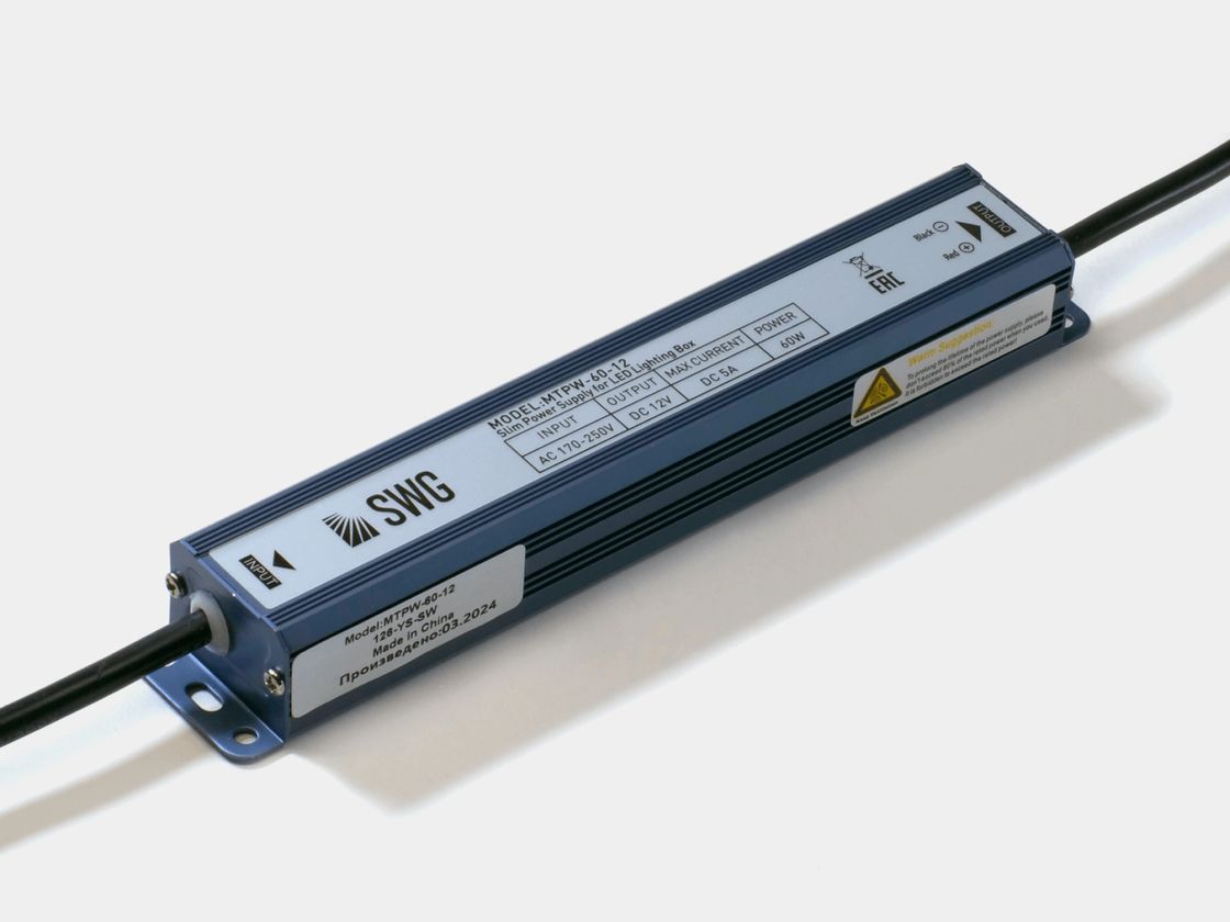Герметичный блок питания SWG MTPW-60-12, корпус MINI