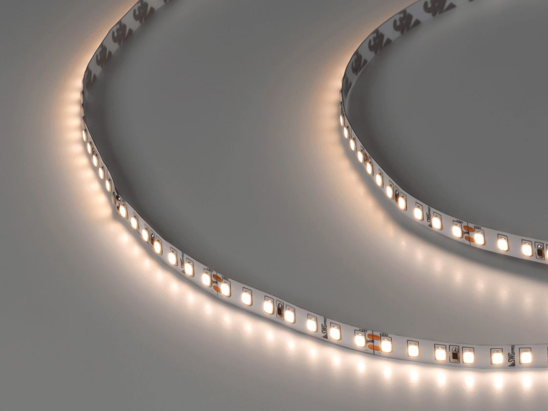 Жарықдиодты таспа ПРО 2835, 126 LED/м, 13 Вт/м, 24В, IP20, Түсі: бейтарап ақ, SWG2P126-24-13-NW