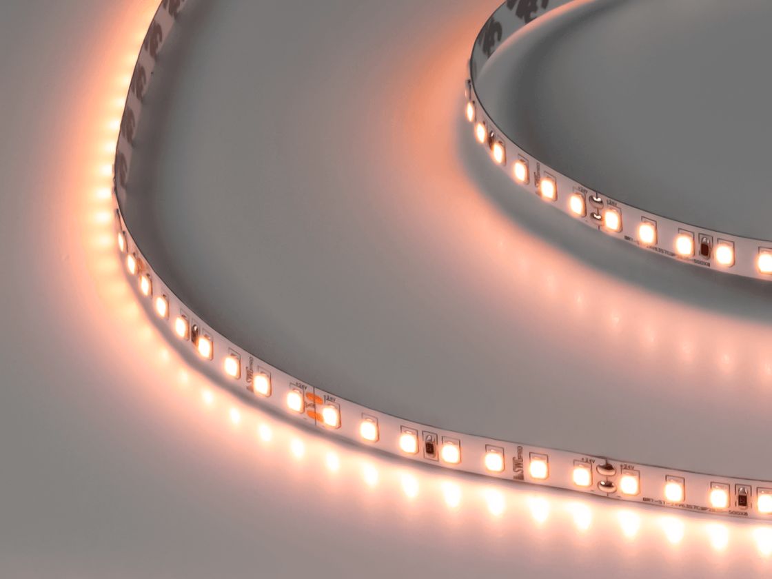 ПРО 2835 жарықдиодты таспа, 126 LED/м, 13 Вт/м, 24В, IP20, Түсі: Жылы ақ, SWG2P126-24-13-WW