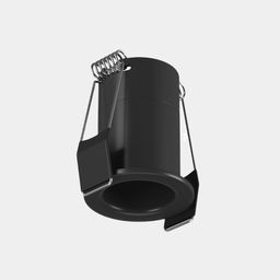 Төбеге арналған кіріктірілетін LED шам, HIDDEN сериясы, Қара, 7Вт, IP20, Жылы ақ (3000К), DL-A004-7-BL-WW