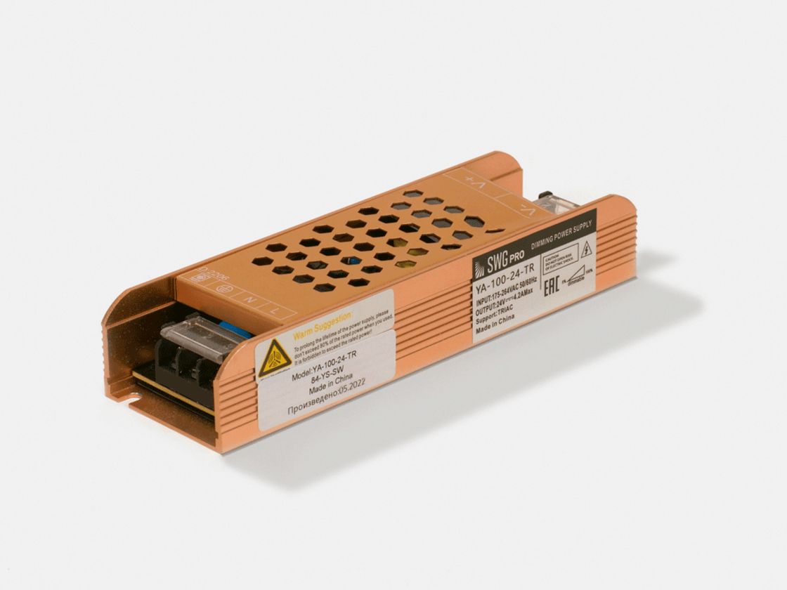 SWG PRO YA-100-24-TR ашық қуат көзі, бүйірінен көрініс