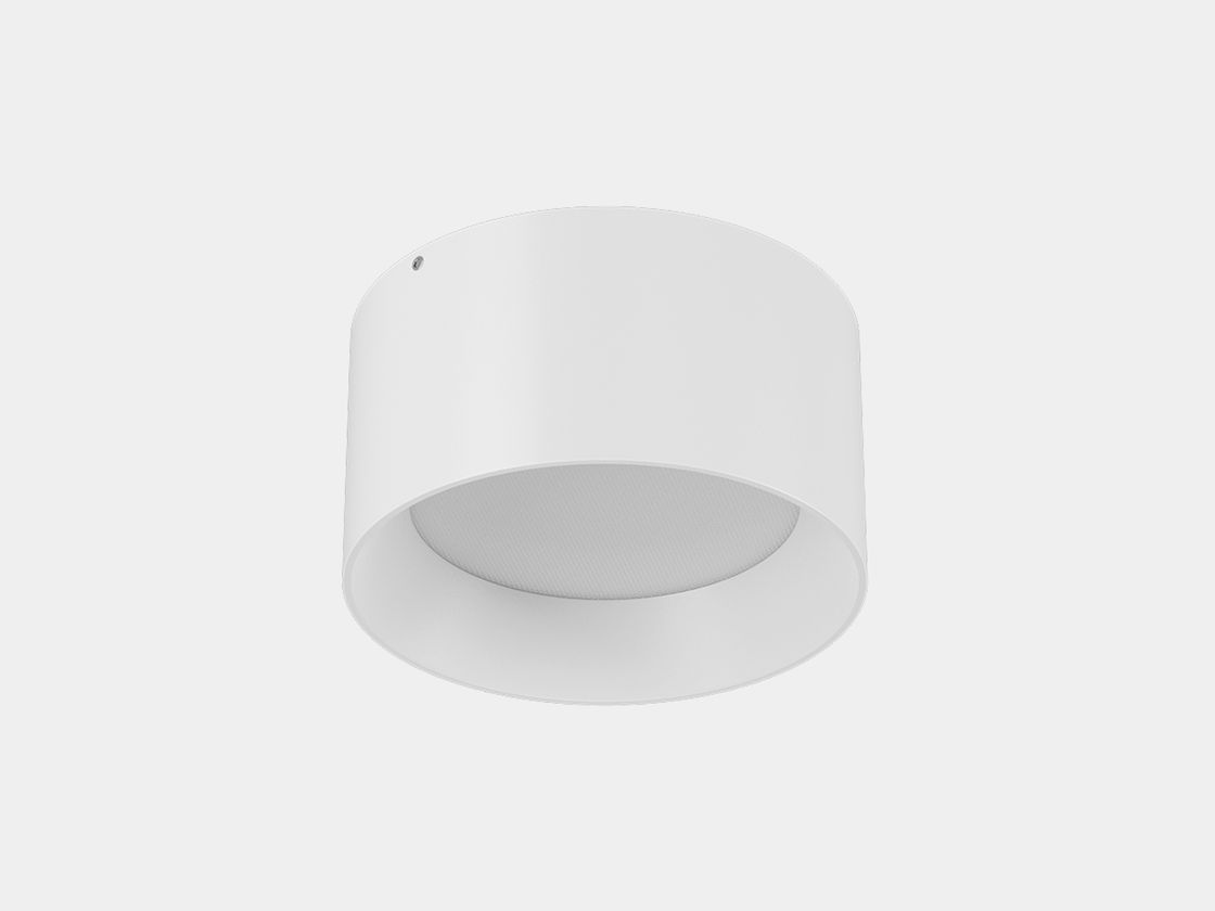 Төбеге арналған үстіңгі орнатылатын LED шам, серия BQ, Ақ, 12Вт, IP20, Жылы ақ (3000К), BQ-SF12-WH-WW