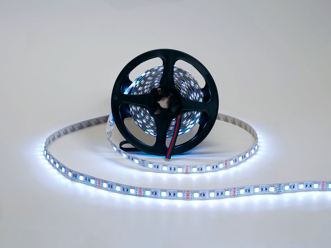Жарықдиодты таспа 5050, 60 LED/м, 14,4 Вт/м, 12В, IP20, Түсі: RGB, SWG560-12-14.4-RGB-M