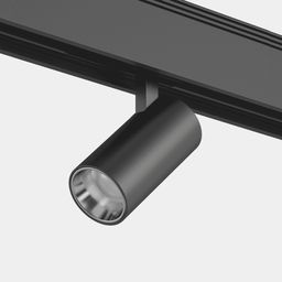 Төмен вольтты SY трекке арналған шам, қара, 3000K, SY-DIM-601201-BL-10-36-WW