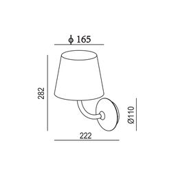 Жарықдиодты шам, қою сұр, 7Вт, IP65, 3000К, W-17910-7-GR-WW