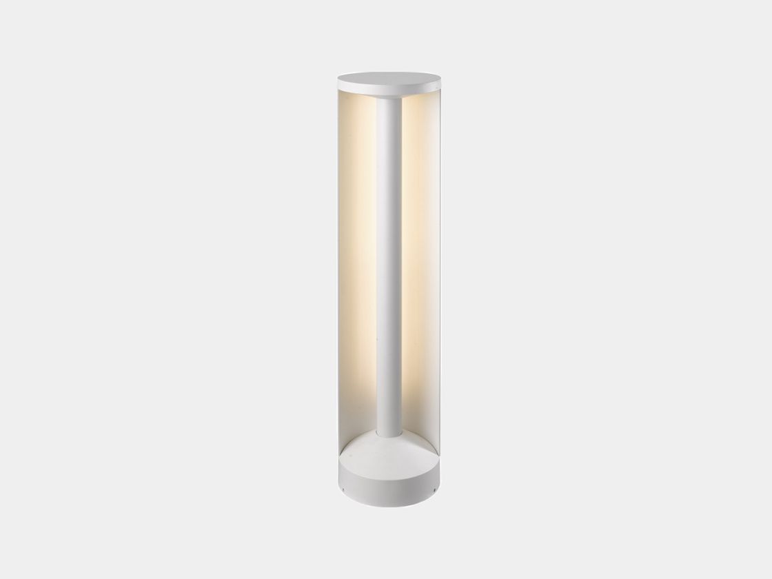 Ақ түсті LED шам, 12Вт, IP65, Жылы (3000К), FL-1491-500-12-WH-WW