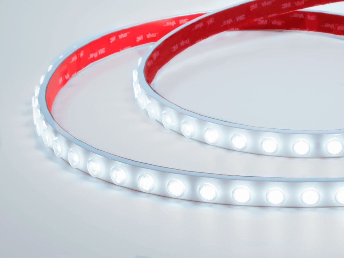 Wallwasher LED таспасы 2835, 48 LED/м, 18 Вт/м, 24В, IP67, Түсі: Суық ақ, SWG-248-24-W20/45-67