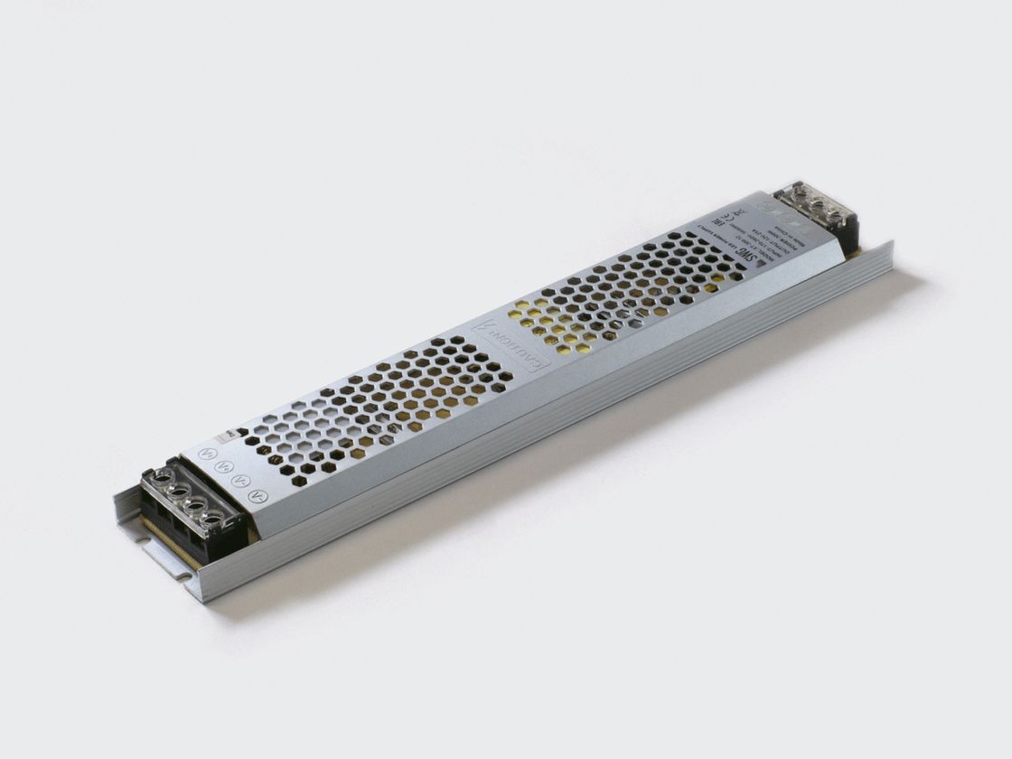 12В 300W IP20 ультра жұқа қорек көзі, үстінен көрініс