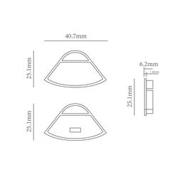 SF-3030 профиліне арналған тығындар жиынтығы (2 дана), SF-3030-ECS