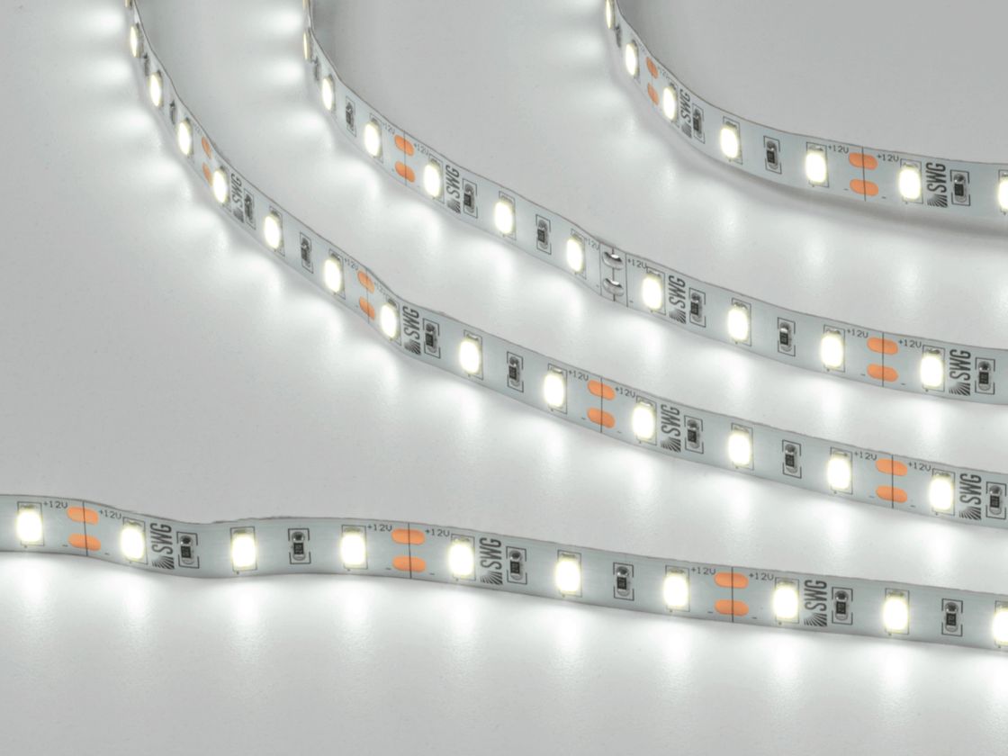 Қосылған күйдегі SWG SMD5630 LED таспасы