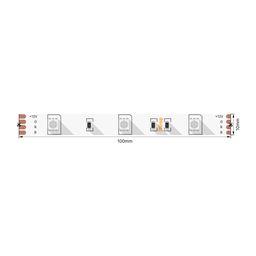 SMD5050 RGB LED таспасының бөлігі, 12 В, IP20, 10 мм