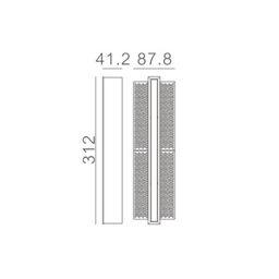 Сәндік бра, Қара, 3,2Вт, 3000K, IP20, FA-442016A-3.2-WW