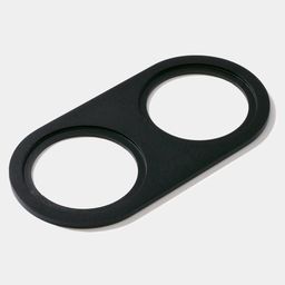 MINI COMBO қара түсті қос дөңгелек рамка, үстінен көрініс