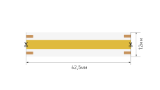 Лента светодиодная 5 в 1 COB, 560 LED/м, 16 Вт/м, 24В , IP20, Цвет: RGBWC